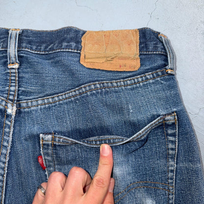 Levis 501 Big E Vintage 60s Redline Selvedge USA XX 1960s Jeans 36x32 Act 34x28