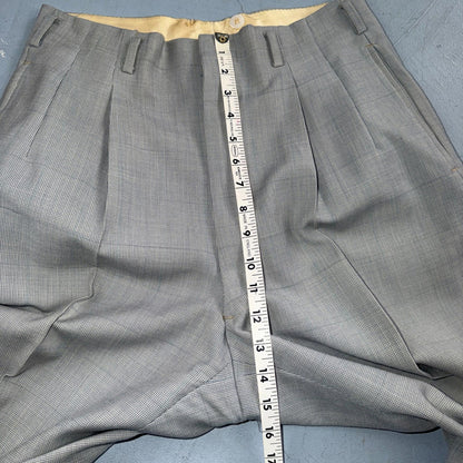 1960s 1970s VTG Mens 2 PC Suit 42 Jacket Coat Pants Gray Union Wool Rockabilly