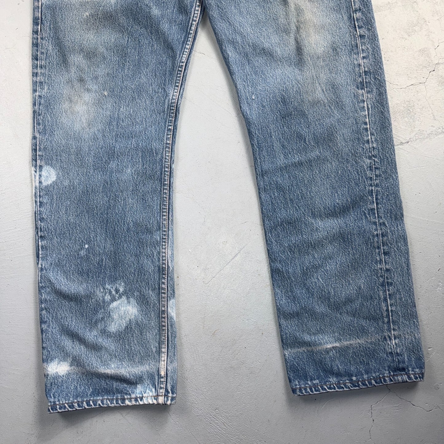 Levis 501 Vintage 80s USA XX Straight Leg Jeans Blue Light Wash 42x32 Act 40x31