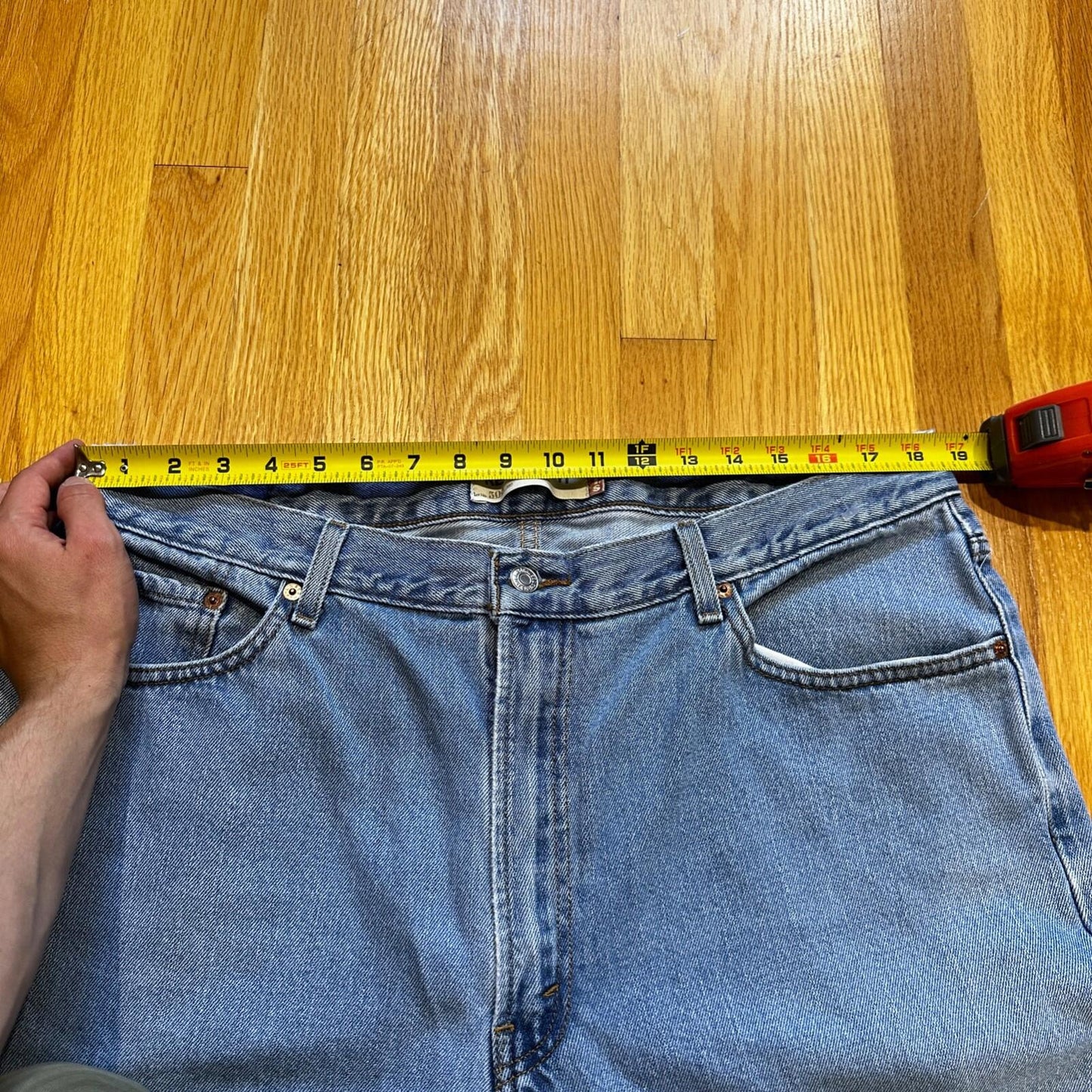 Levis 505 Vintage Y2K Straight Leg XX 2000s Jeans  40x32 Med Wash Act 37x31