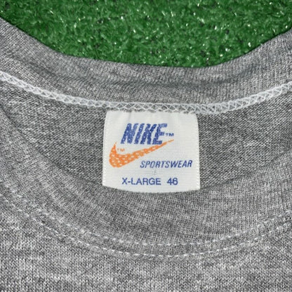Vintage Nike T Shirt Unisex Crop Top Quad Metallic Jordan 1 Chicago 1985 Bred