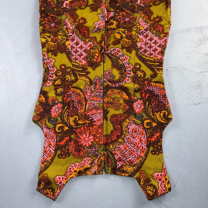 VTG 50s 60s Vogue Short Dress Summer Vibe Movie Boho Hippy Rockabilly Pattern