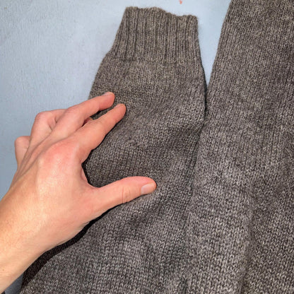 Eileen Fisher 100% Baby Alpaca Turtleneck Sweater Brown Size Small Luxury