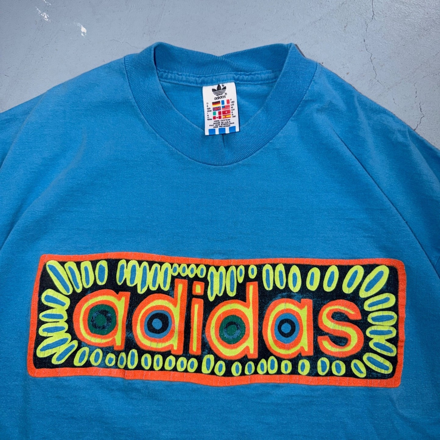 Adidas Fifa Soccer Ball Single Stitch 90s VTG T Shirt USA Rare Sports Futbol