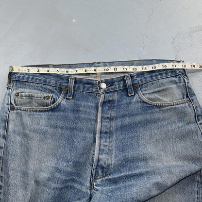 Levis 501 Vintage 80s Redline Selvedge USA XX Jeans Light Wash 38x40 Act 36x29