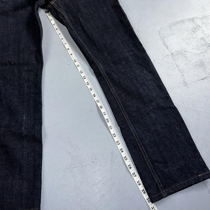 Brave Star Jeans Mens 30x30 Blue Selvedge Cone Denim Dark Wash Button Fly
