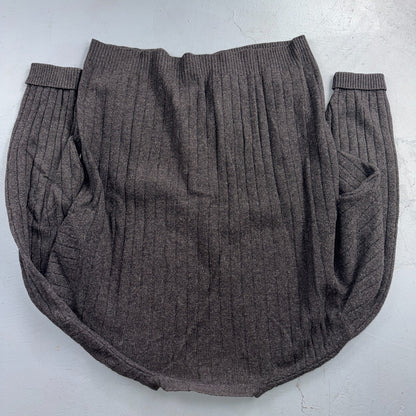 Pendleton VTG Cardigan Mens L 100% Shetland Wool Woven Gray Pockets