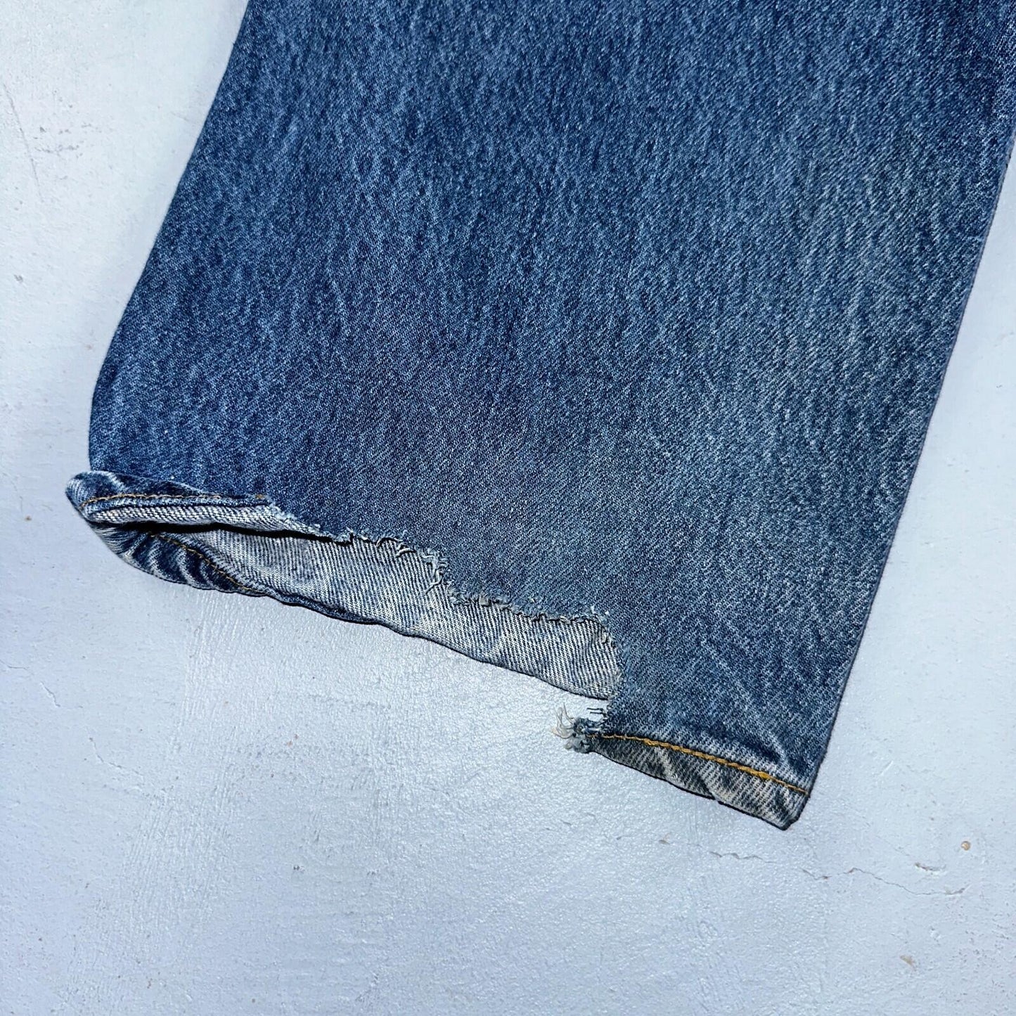 Levis 501 Vintage 90s USA XX Straight Leg Jeans Blue Med Wash 40x30 Act 38x30