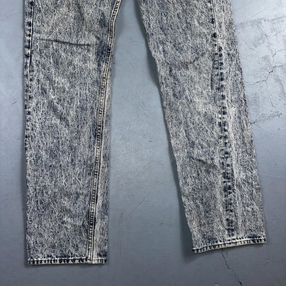 Levis 501 Vintage 80s USA XX Straight Leg Jeans Blue Acid Wash 32x34 Act 31x33