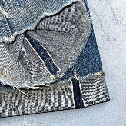 Levis 501 Vintage 70s SS Redline Selvedge USA XX Jeans Med Wash 48x30 Act 44x24