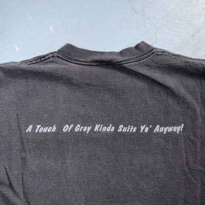 Jerryatrics VTG T Shirt Grateful Dead? Jerry Oneita 90s Faded Black Music Band