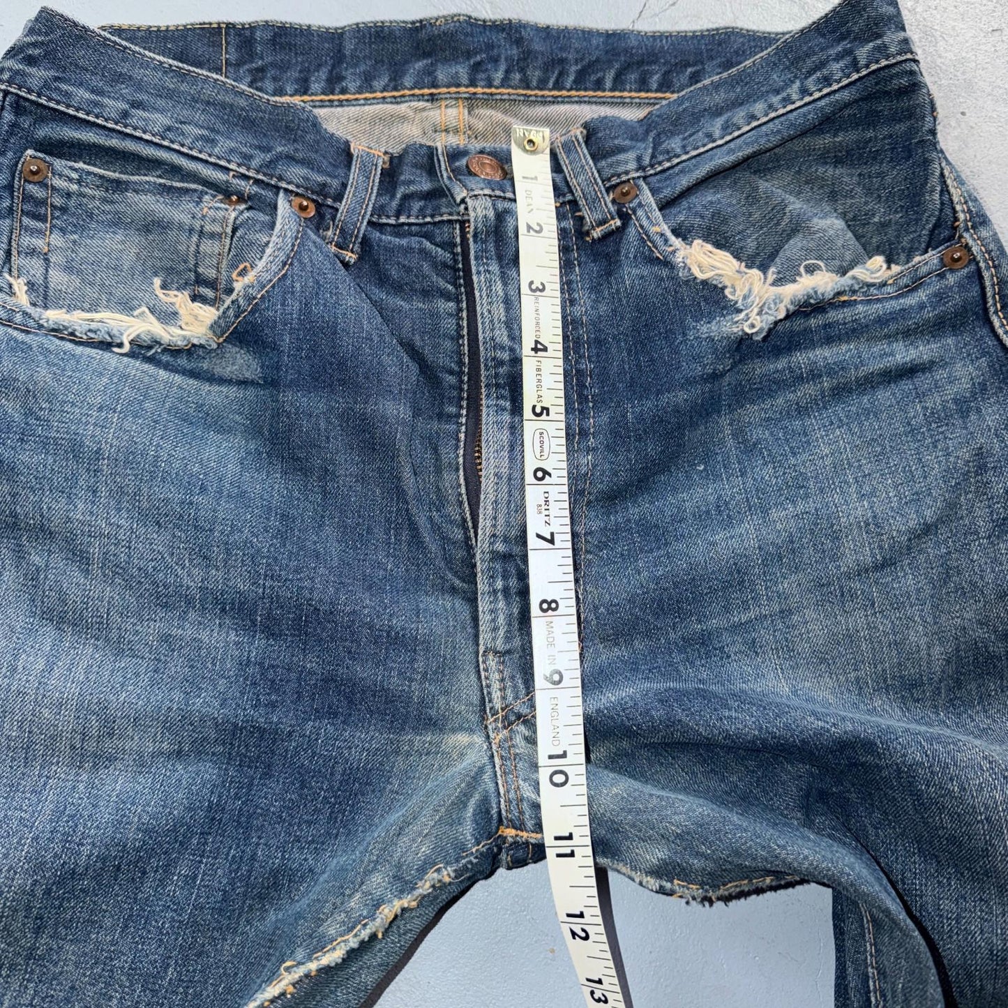 Levis 505 Big E Vintage 60s Redline Selvedge USA XX 1960s Jeans 501 Act 31x28