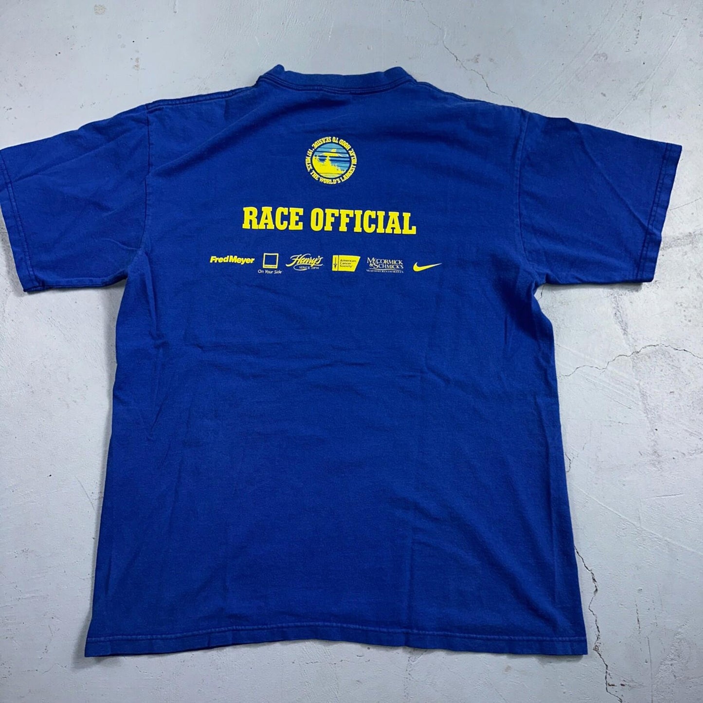 Nike Hood To Coast 2005 Y2K VTG T Shirt Promo Running Race Official Oregon PDX