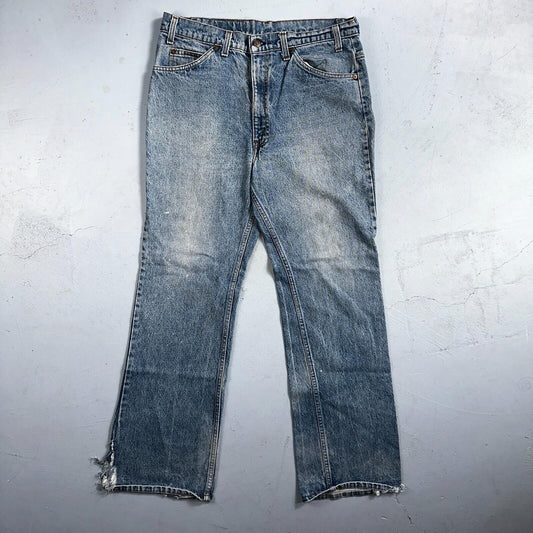 Levis 517 VTG 70s 80s 20517 Bootcut Blue Jeans Size 36x32 USA Orange Tab 33x30