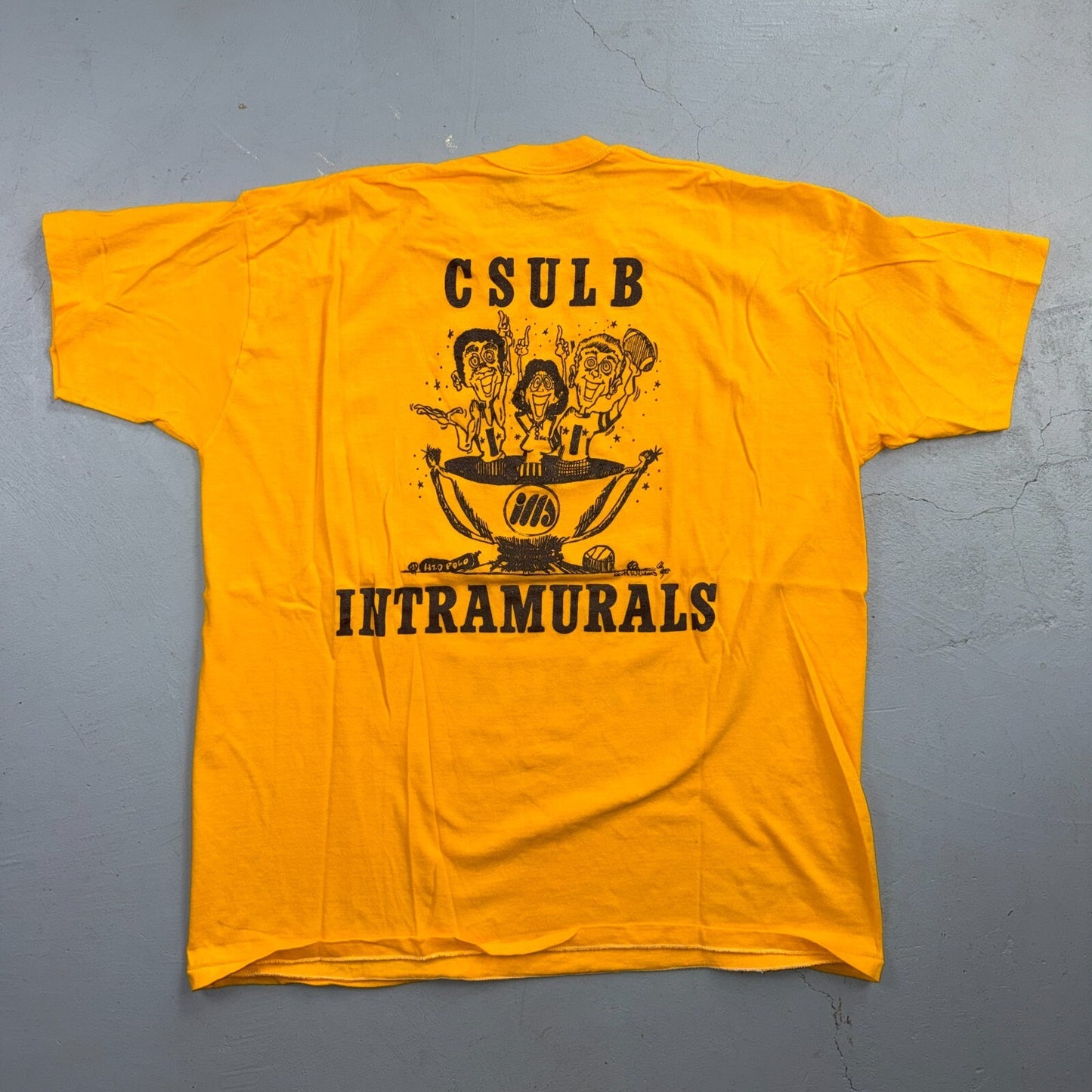 VTG 70s CSULB Intramurals Long Beach State University College Sports Graphic T S