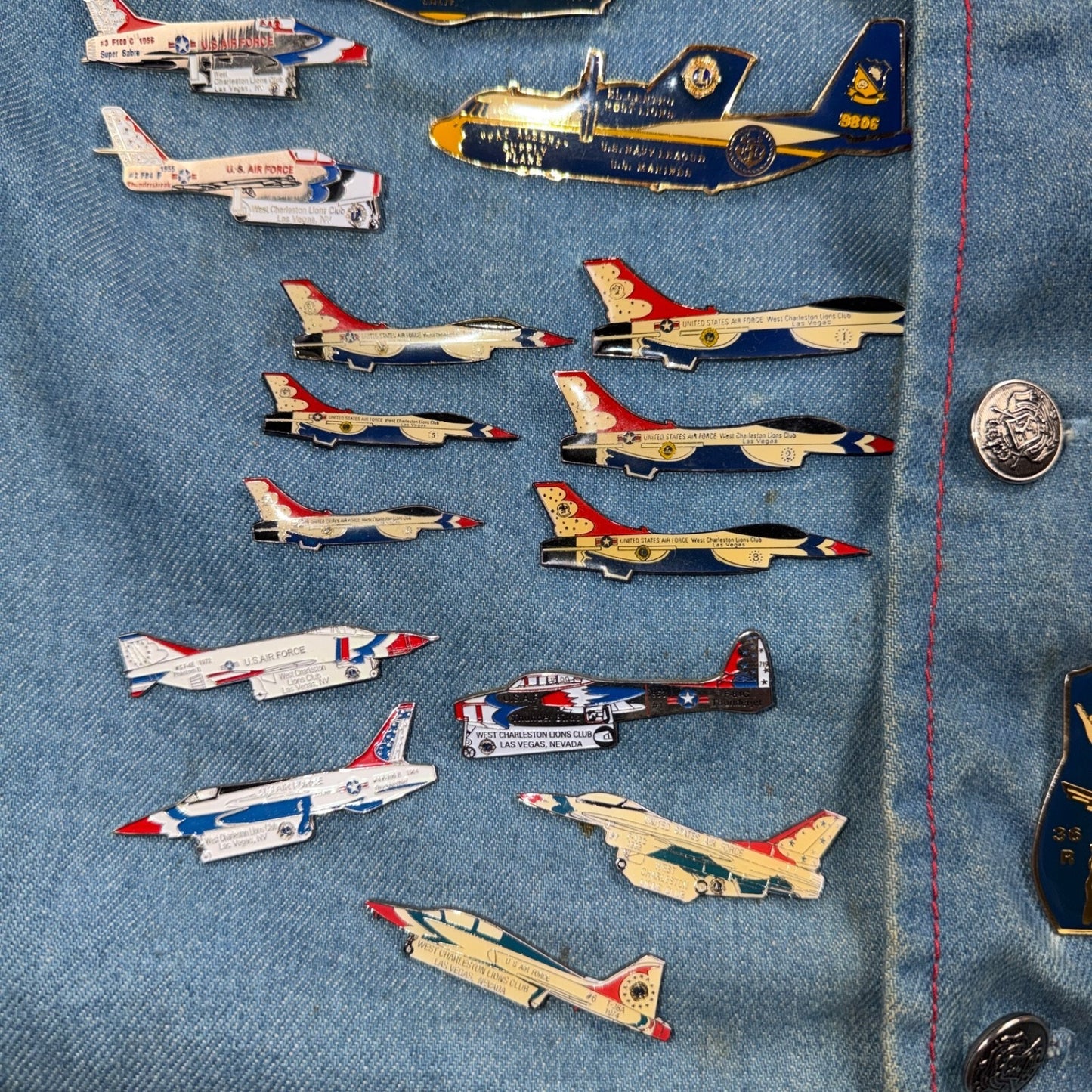 VTG 70s Denim Biker Vest Pins Patches Rare Paisley Hippie Era 1970s Military
