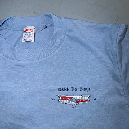 Chevys Obsolete Fleet VTG T Shirt 56 90s Graphic T Print Cars Racing Classic USA