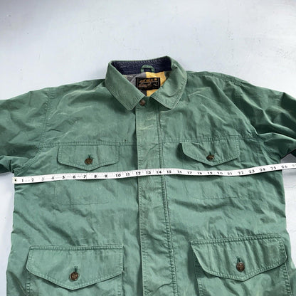 Eddie Bauer VTG Jacket L Full Zip Garden Chore Faded 1980s 80s Rare Coat Hiking