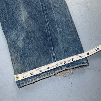 Levis 501 Vintage 80s Redline Selvedge USA XX Jeans Light Wash 34x30 Act 33x28
