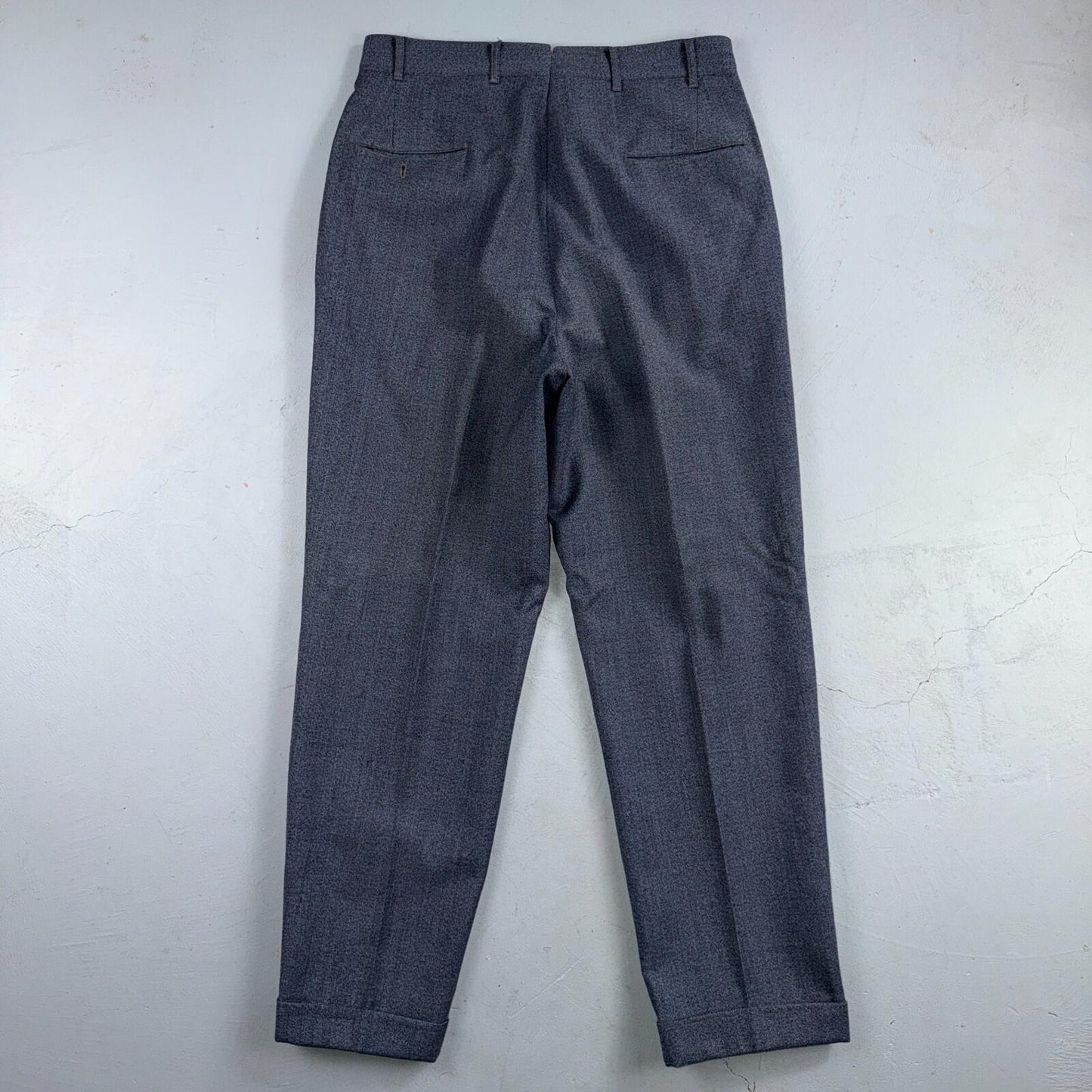 1950s 1960s VTG Mens 2 PC Suit 40 Jacket Coat Pants Blue Union Wool Rockabilly