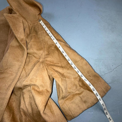 VTG Lilli Ann Tan Swing Coat Womens Tisse a Paris Brushed Wool San Francisco