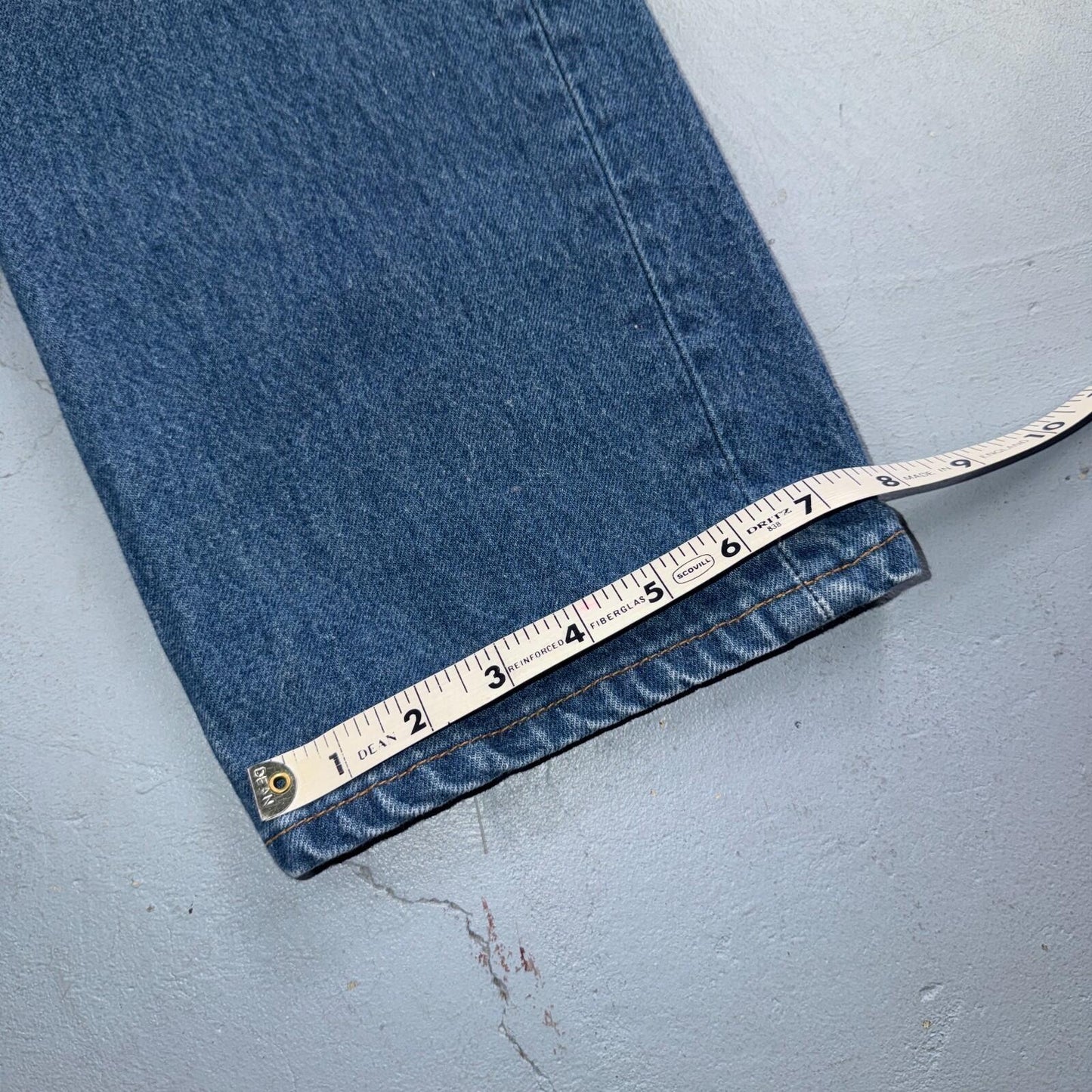 Levis 501 Vintage 90s USA XX Straight Leg Jeans Blue Med Wash 36x34 Act 33x30