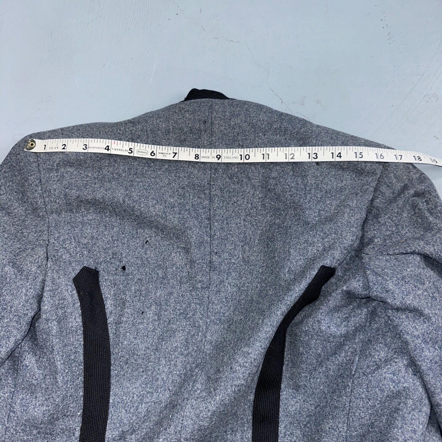 Antique 1900s Union USMA US Military Academy Cadet Uniform Gray Wool Jacket