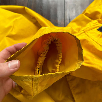 VTG Terrramar 1990s Diamond Jacket Mens Yellow XL Parka Rain Workwear