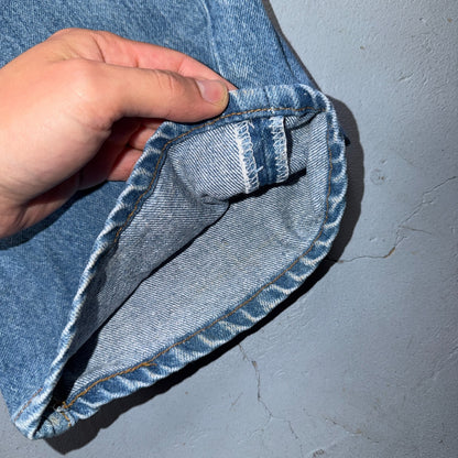 Levis 501 Vintage 80s USA XX Straight Leg Jeans Blue Light Wash 40x33 Act 38x29