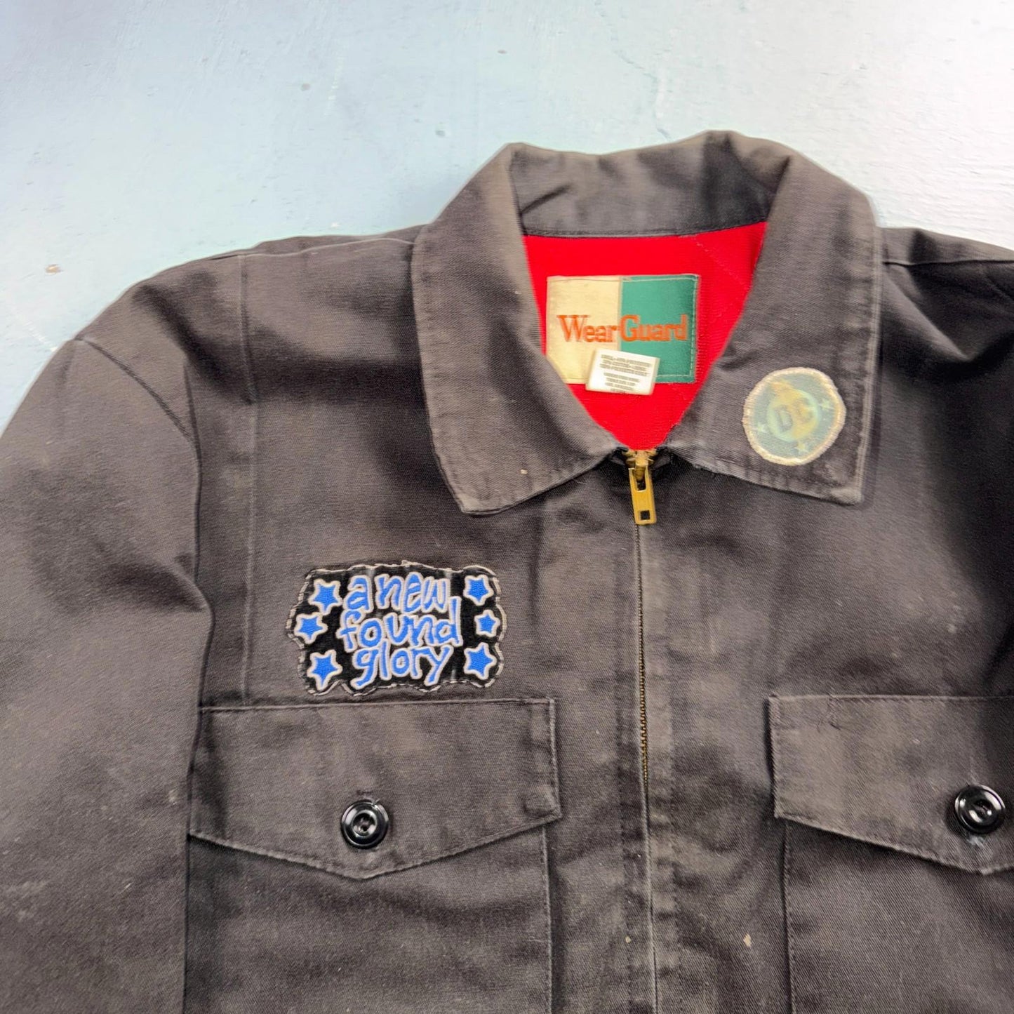 VTG WearGuard Mechanic Work Jacket Workwear New Found Glory Rock Detroit Music