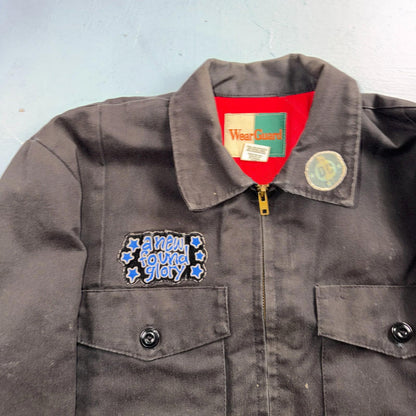 VTG WearGuard Mechanic Work Jacket Workwear New Found Glory Rock Detroit Music