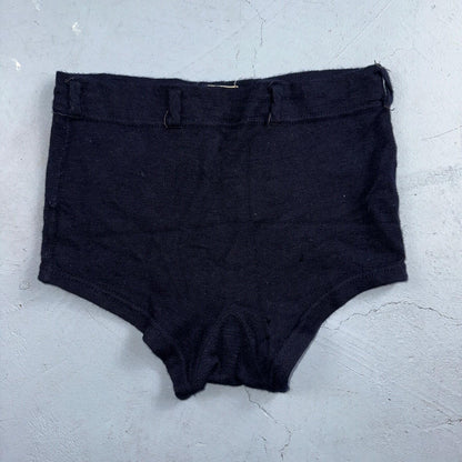 Vintage WWII US Navy Wool Swim Trunks WW2 Swimsuit 1940s Original Malibu