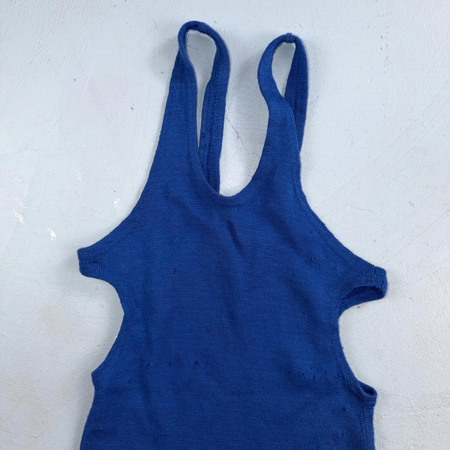 VTG Women's 20s Blue Wool Swimming Suit 920s Swimsuit JC Penneys 1920s Art Deco