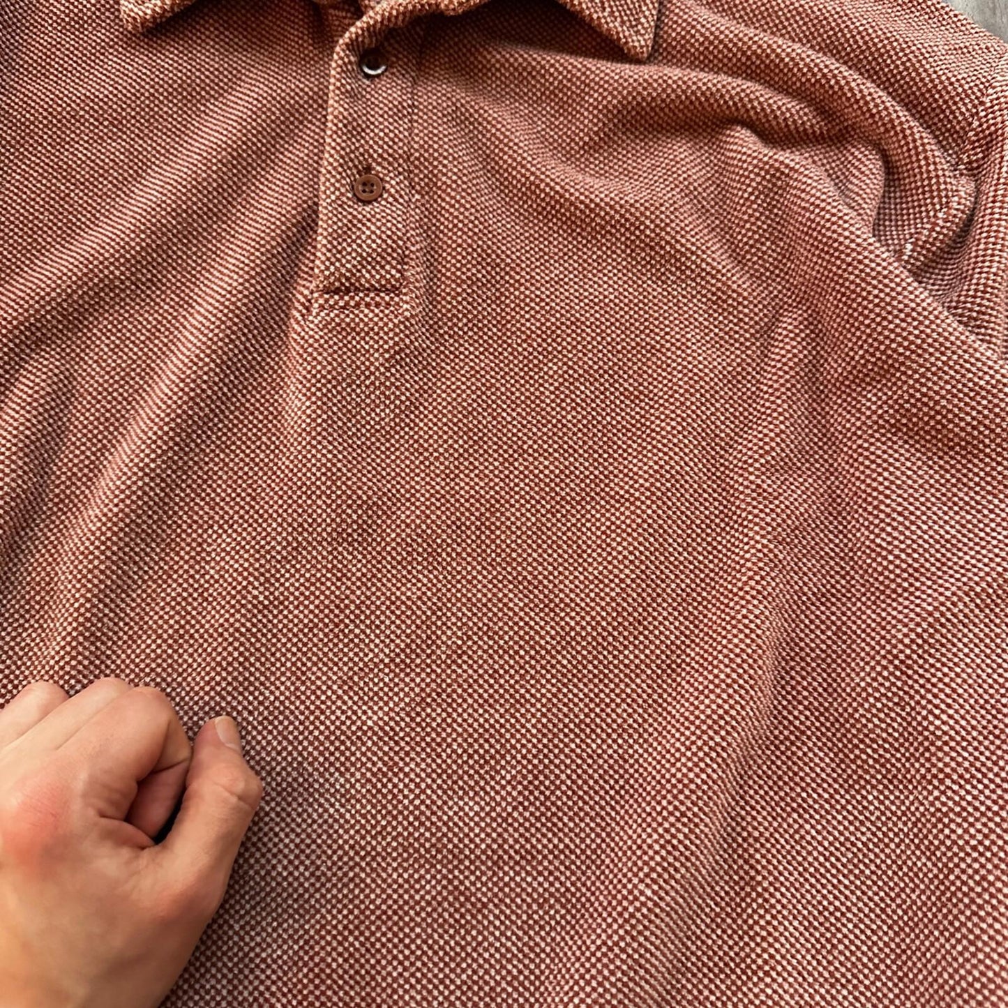 VTG 80s Trader Bay Velour Sweatshirt Sweater Polo Shirt Checker Rockabilly
