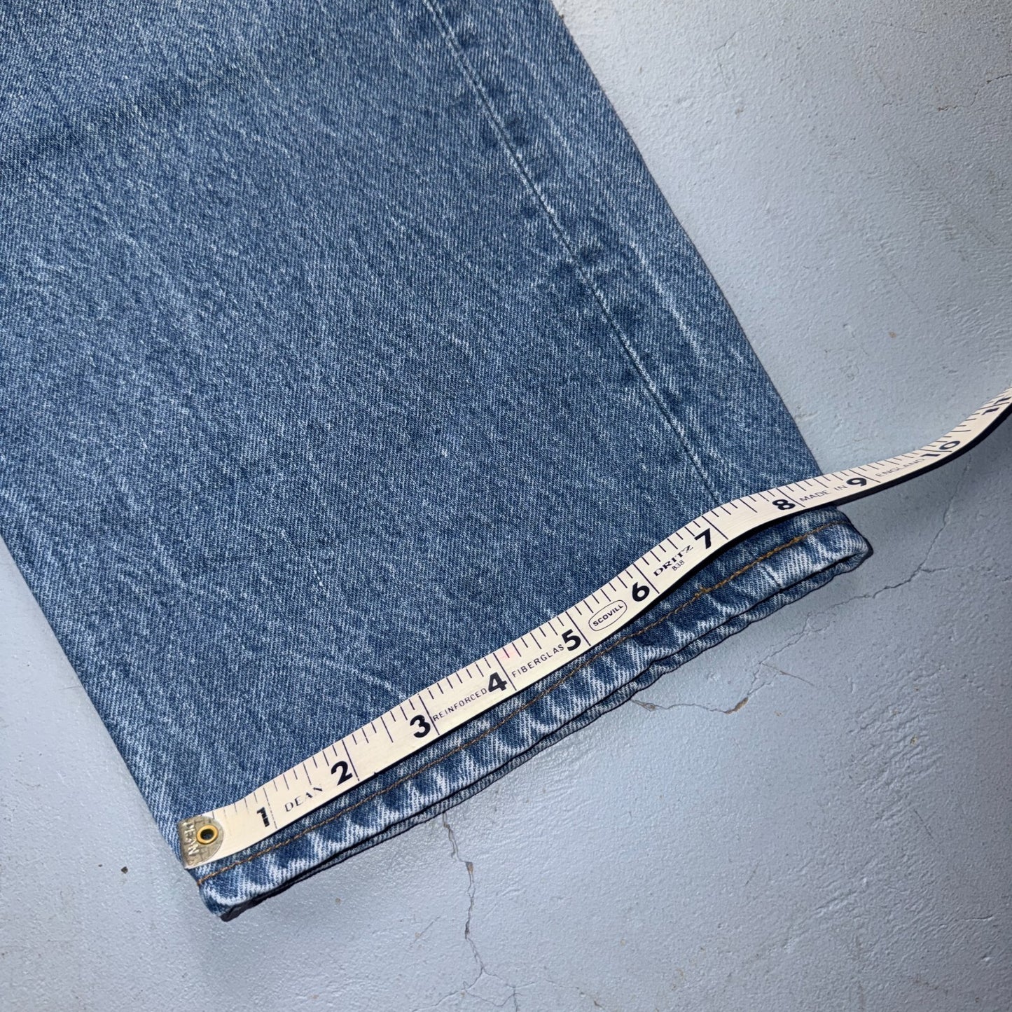 Levis 501 Vintage 80s USA XX Straight Leg Jeans Blue Light Wash 40x33 Act 38x29