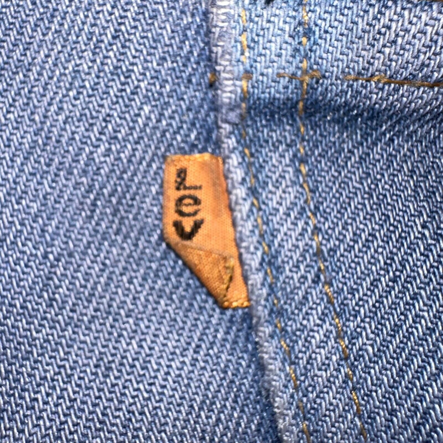 Levis 646 Vintage 70s USA Orange Tab Bootcut Flare Blue Bell Bottom Jeans 29x28