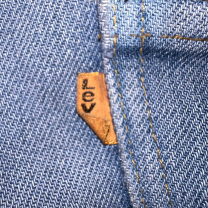 Levis 646 Vintage 70s USA Orange Tab Bootcut Flare Blue Bell Bottom Jeans 29x28