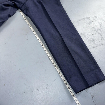 ORIGINAL WWII US ARMY M1944 WOOL COMBAT FIELD TROUSERS- SMALL 32 WAIST BLUE NAVY