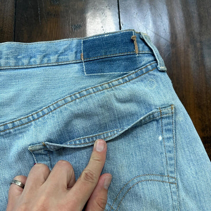 Vintage LEVIS 501XX Jeans Big E 1960s Denim Redline Selvedge 33x31 USA 60s 66