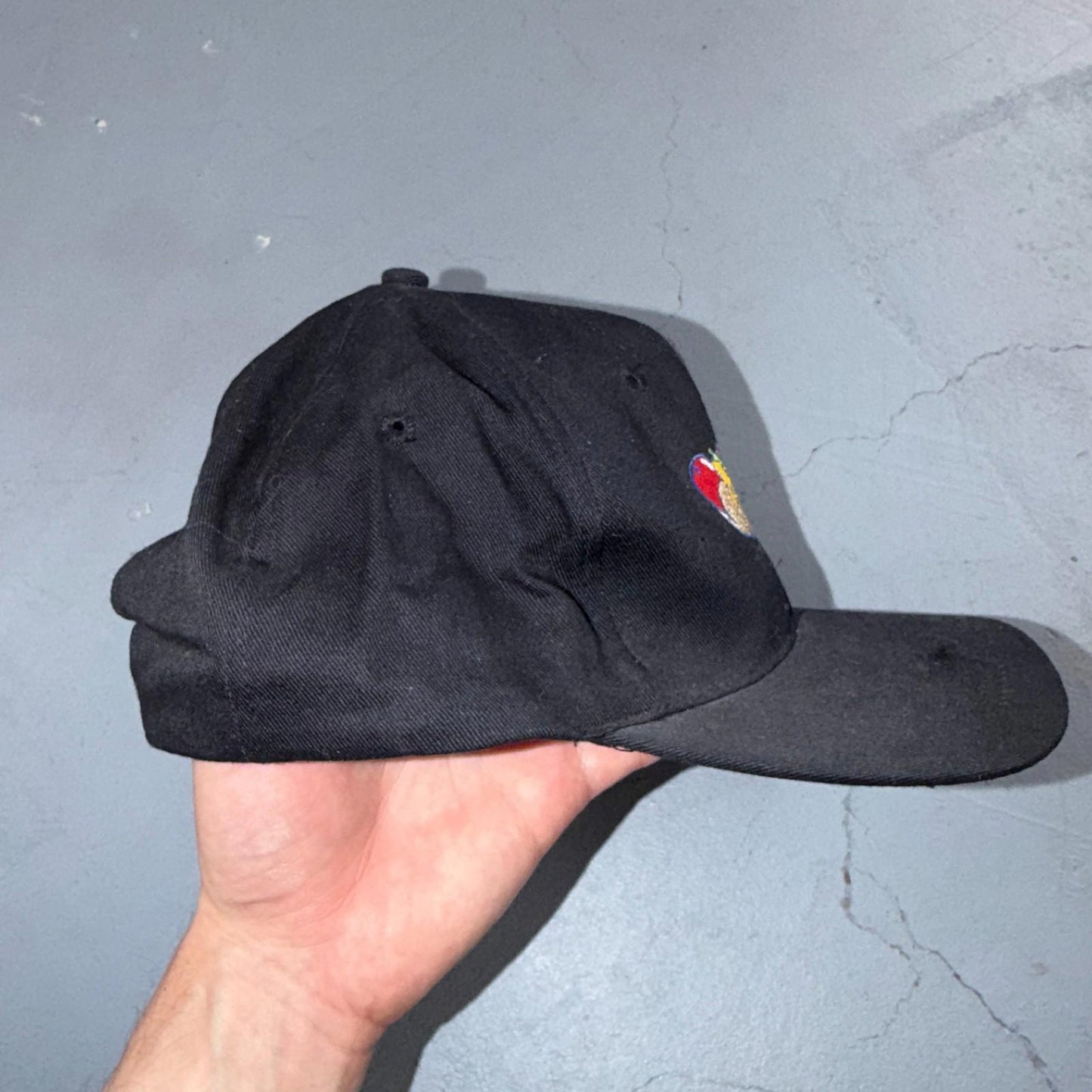 Vienna Beef 90s VTG Hat Baseball Cap Snapback Black Hot Dog Chicago Portillos