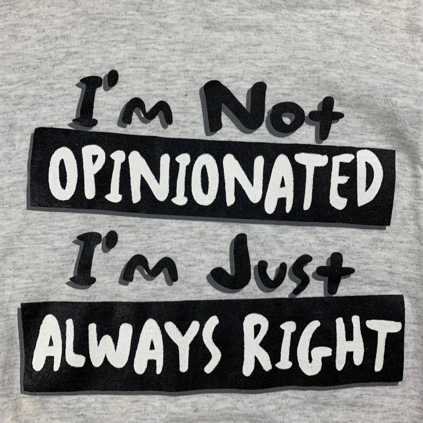 Funny  Men Always Right Humor Vintage T Shirt Opinionated Adult Dark Cool Y2K