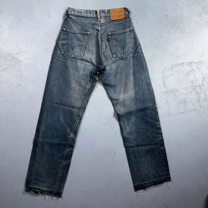 Levis 501 Big E Vintage 60s Redline Selvedge USA XX 1960s Jeans 27x30 Act 25x28