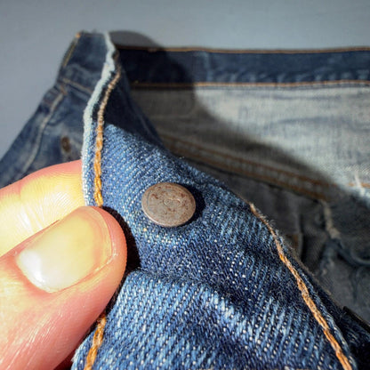 Levis 501 Big E Vintage 60s Redline Selvedge USA XX 1960s Jeans 66 Act 34x27