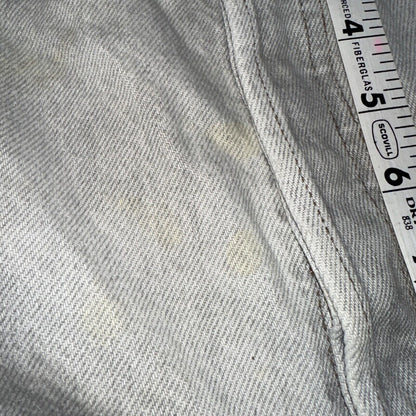 Levis 501 Vintage 90s USA XX Straight Leg Jeans Gray Light Wash 36x32 Act 33x30