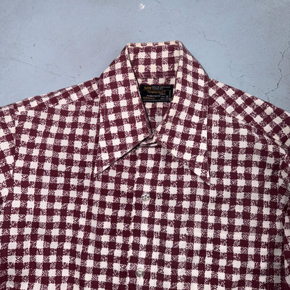 VTG Penneys Boys Button Shirt Size 18 1950s Rockabilly Lot Towncraft 60s Stripes