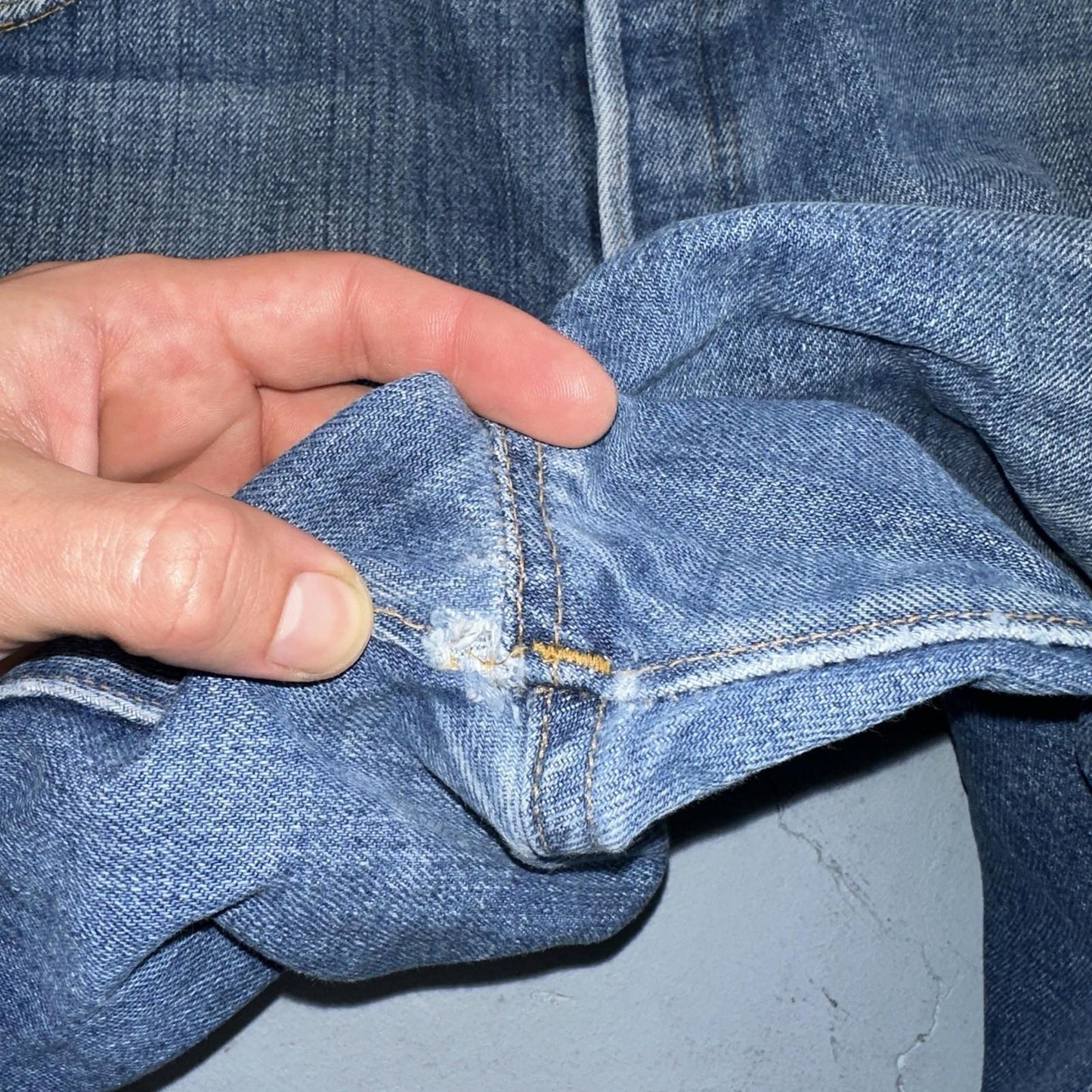 Levis 501 Vintage 80s Redline Selvedge USA XX Jeans Med Wash 42x34 Act 39x31