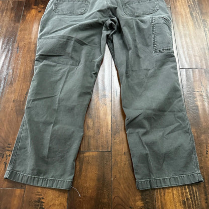 Carhartt Pants Mens 40x30 Gray Workwear Cargo Pockets Relaxed Fit