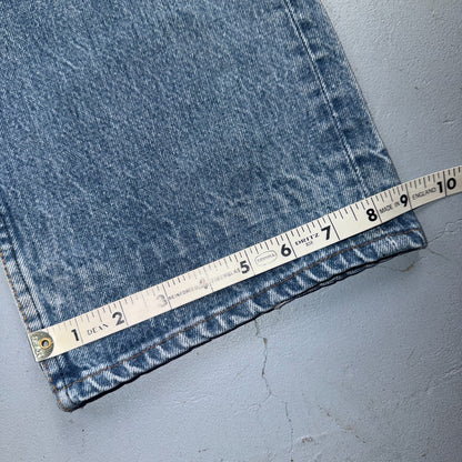 Levis 501 Vintage 80s USA XX Straight Leg Jeans Blue Light Wash 40x32 Act 38x28