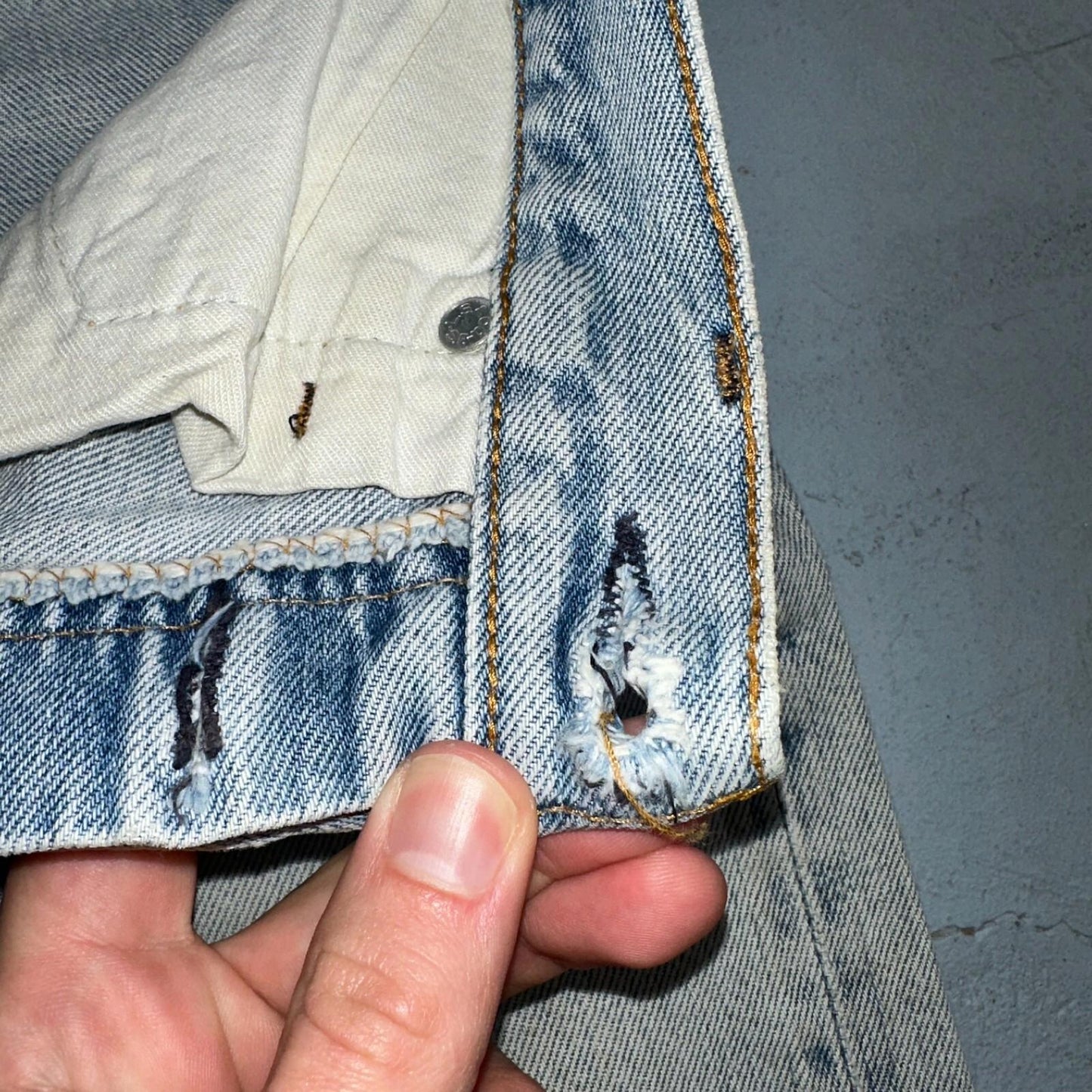 Levis 501 Vintage 80s Redline Selvedge USA XX Jeans Light Wash 1980s Act 30x26