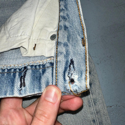 Levis 501 Vintage 80s Redline Selvedge USA XX Jeans Light Wash 1980s Act 30x26